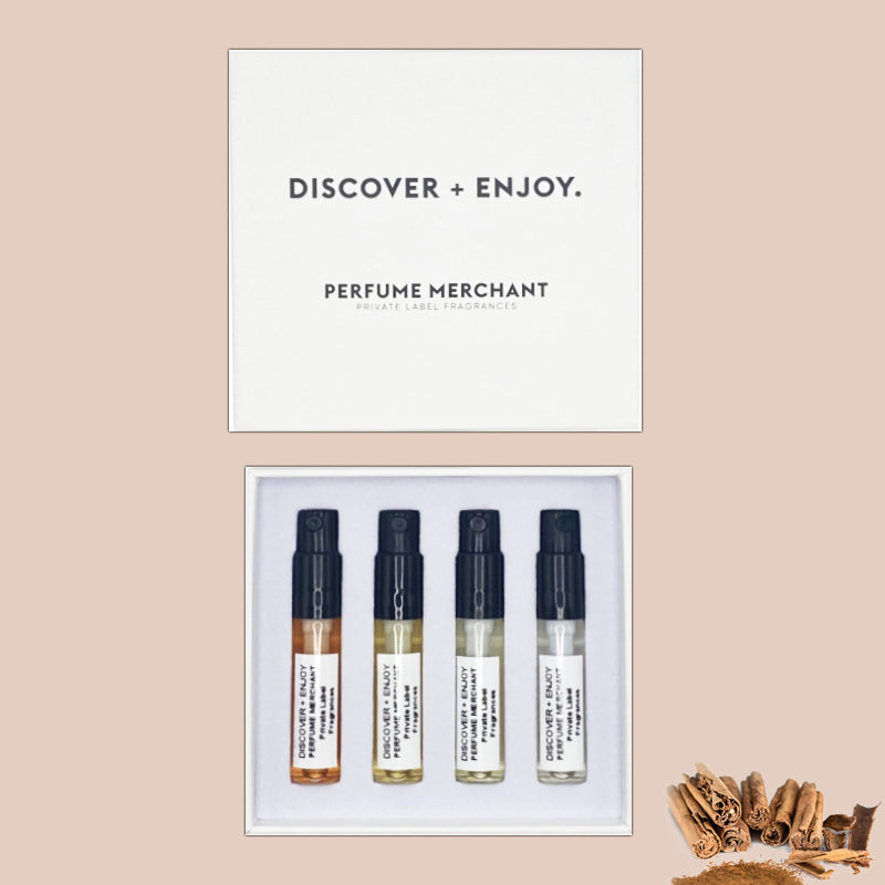 AMBER - DISCOVERY - PACK - Sample box from the amber fragrance family by Perfume Merchant*